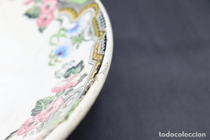 Antig&uuml;edades: plato de loza inglesa, decorado chinesco. - Foto 6