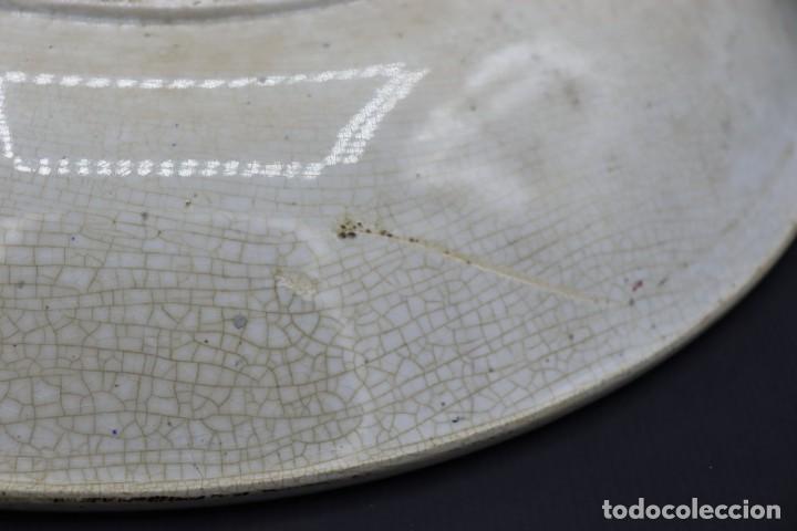 Antig&uuml;edades: plato de loza inglesa, decorado chinesco. - Foto 9
