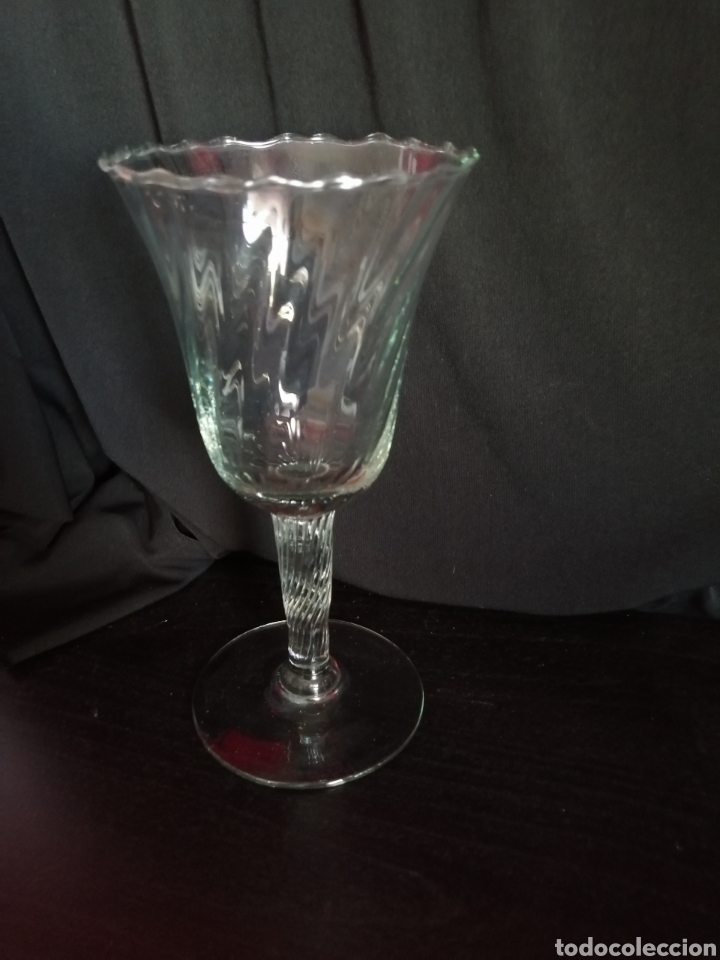 Antig&uuml;edades: Copas de cristal tallado - Foto 4