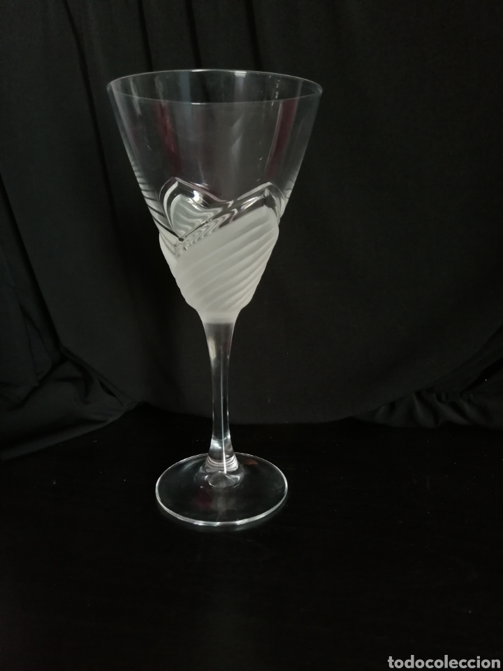 Antig&uuml;edades: Copas de cristal tallado - Foto 6