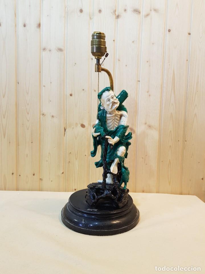 Antig&uuml;edades: LAMPARA DE PORCELANA - Foto 1