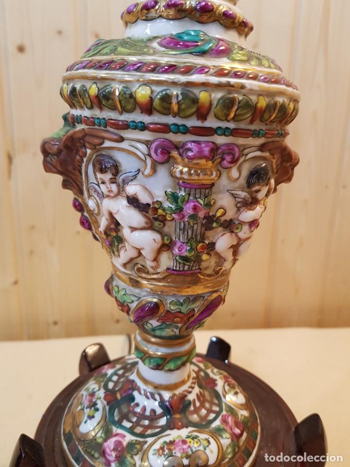 Antig&uuml;edades: LAMPARA DE PORCELANA - Foto 3