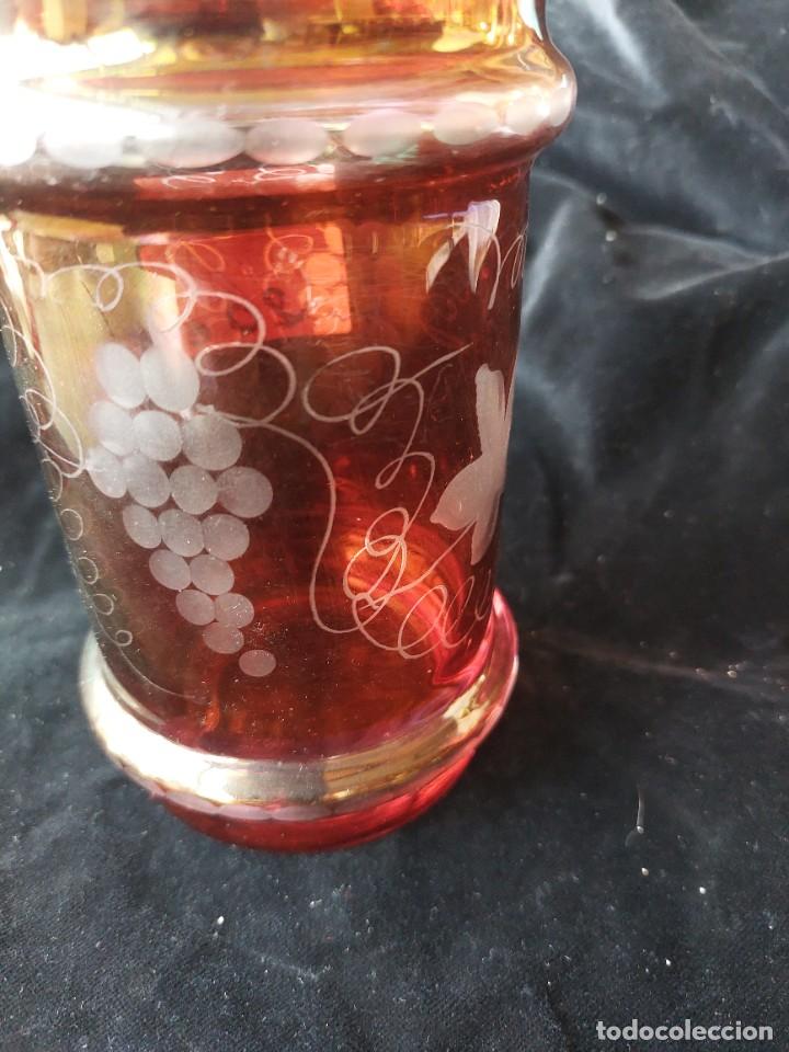Antig&uuml;edades: Tarro de cristal con tapa - Foto 2