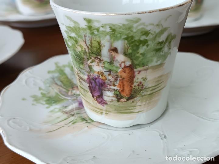 Antig&uuml;edades: Juego caf&eacute; Limoges Art nouveau - Foto 8