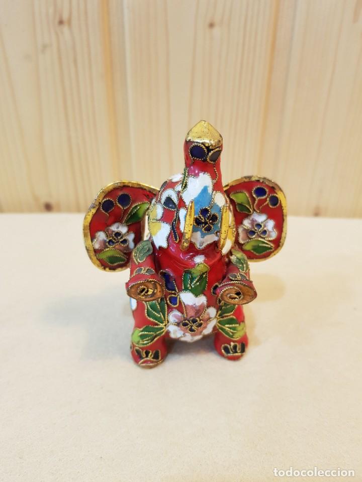 Antig&uuml;edades: ELEFANTE CLOISONNE - Foto 1