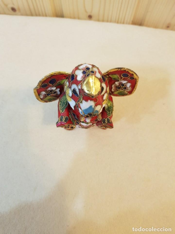 Antig&uuml;edades: ELEFANTE CLOISONNE - Foto 2
