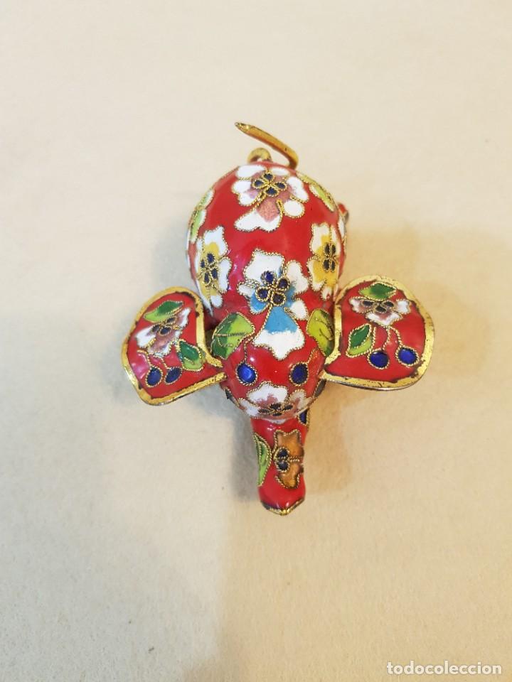 Antig&uuml;edades: ELEFANTE CLOISONNE - Foto 3