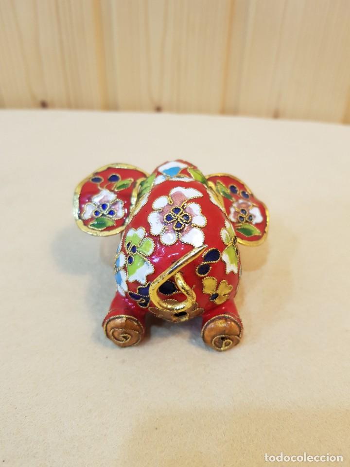 Antig&uuml;edades: ELEFANTE CLOISONNE - Foto 5