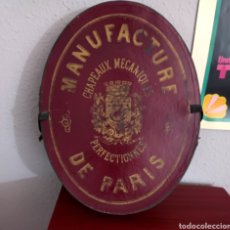 Antigüedades: ANTIGUA SOMBRERERA, CAJA MANUFACTURE DE PARIS 1900. Lote 357978475