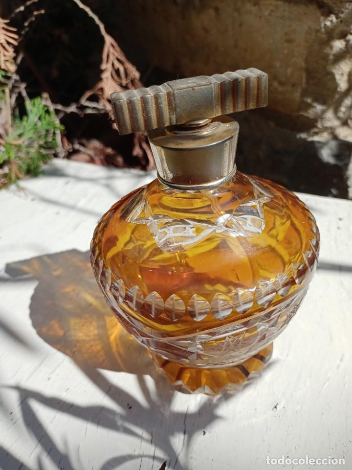 Antig&uuml;edades: Perfumero cristal tallado - Foto 2