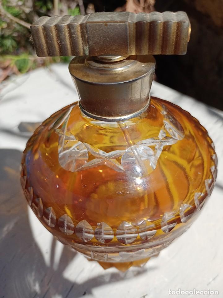 Antig&uuml;edades: Perfumero cristal tallado - Foto 3