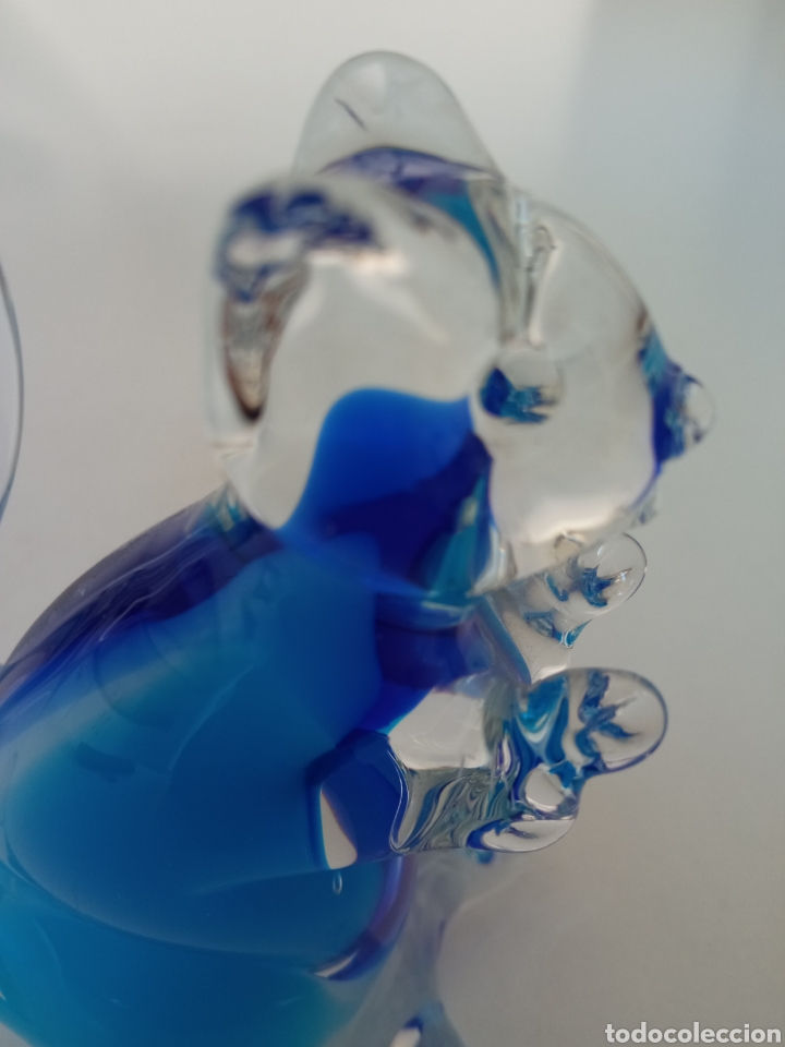 Antig&uuml;edades: Figura de ardilla en cristal macizo de Murano - Foto 5