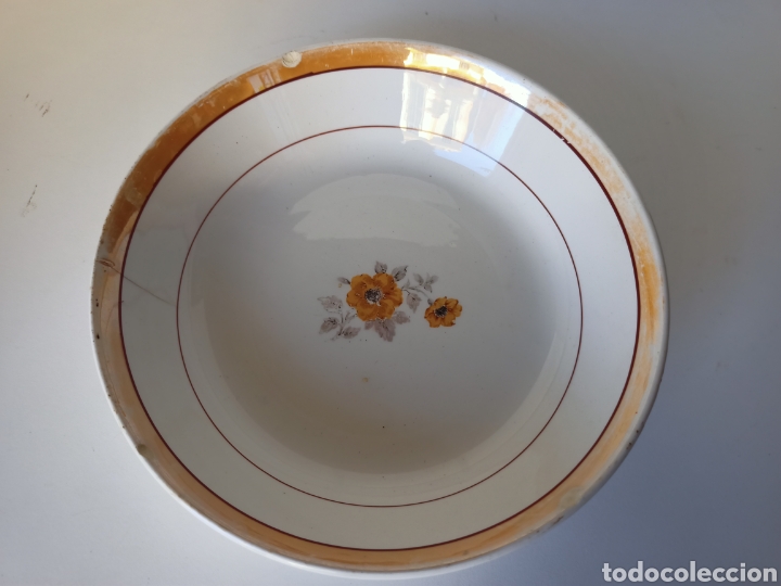 Antig&uuml;edades: Plato hondo de 23cm de di&aacute;metro - Foto 1