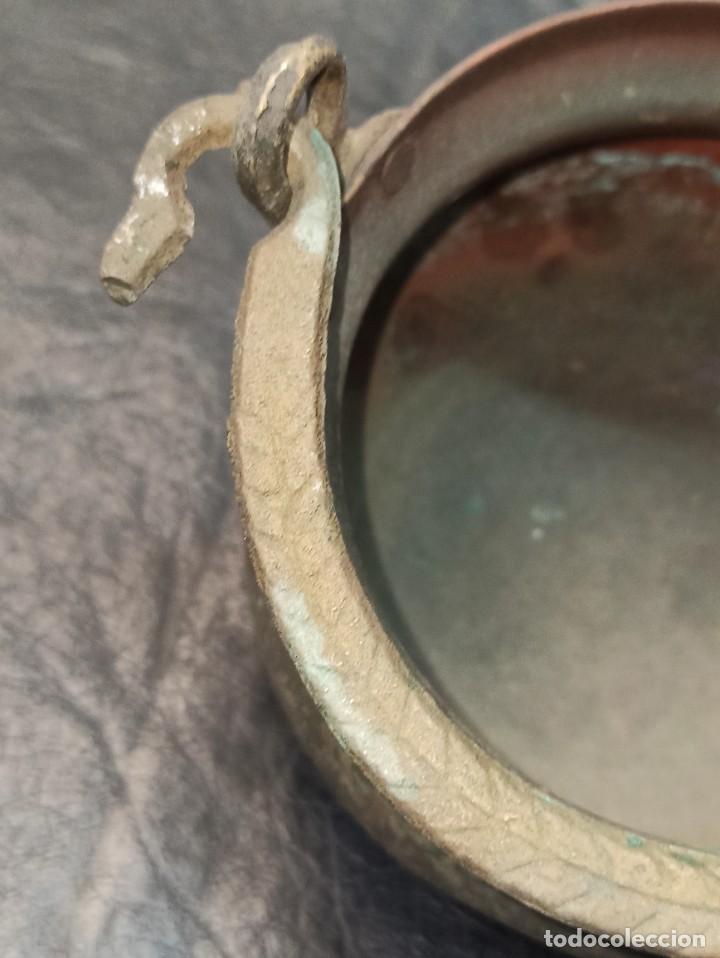 Antig&uuml;edades: Decorativos calderos de cobre. C62 - Foto 4