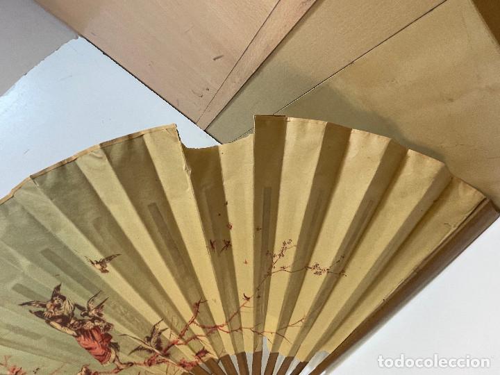 Antig&uuml;edades: GRAN ABANICO 38CM LARGO - Foto 2