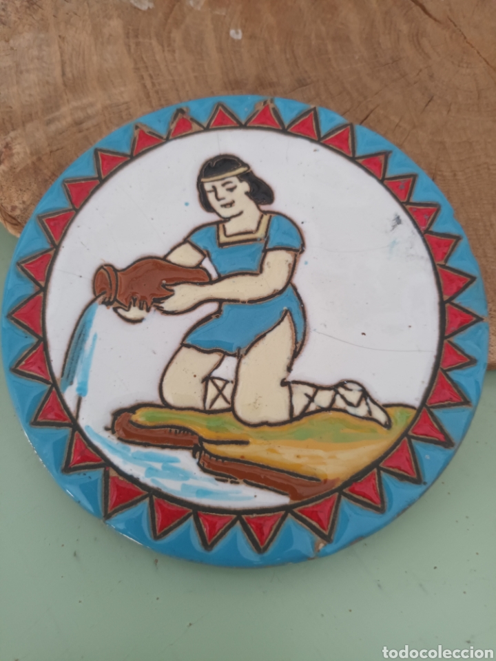 Antig&uuml;edades: DOS POSAVASOS CER&Aacute;MICA. - Foto 3