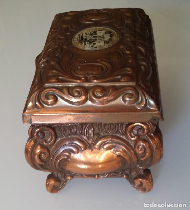 cofre-joyero de bronce - Compra venta en todocoleccion