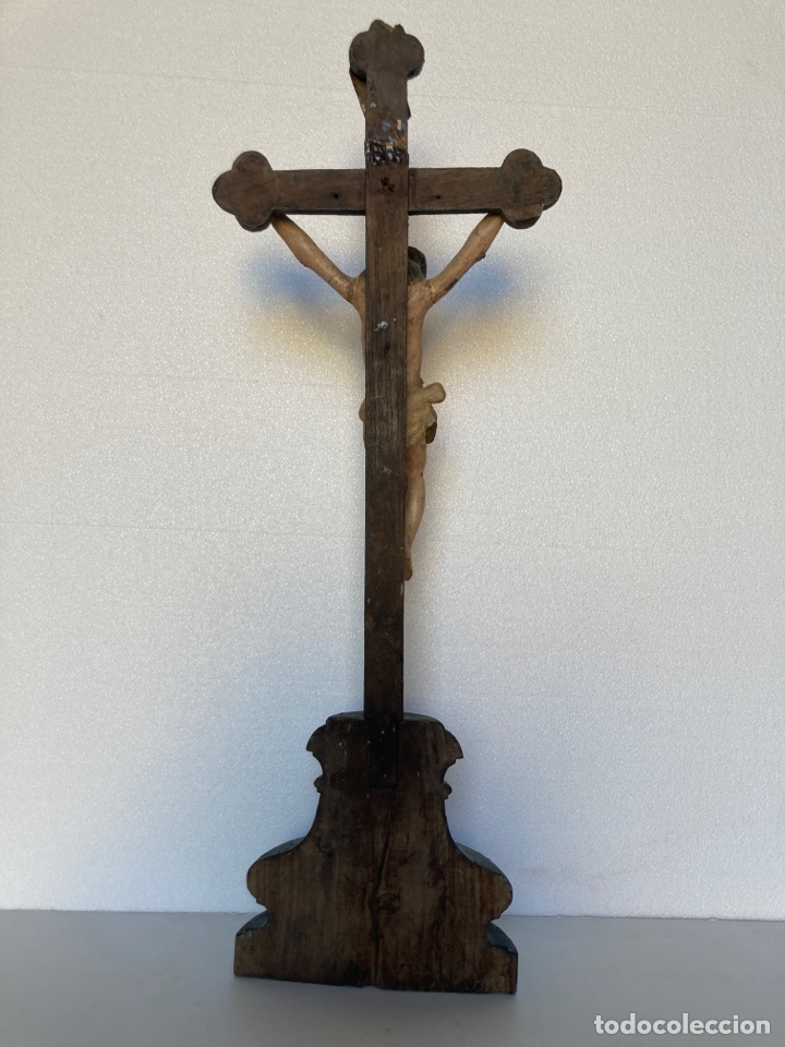 Antig&uuml;edades: Talla cristo popular antiguo - Foto 7