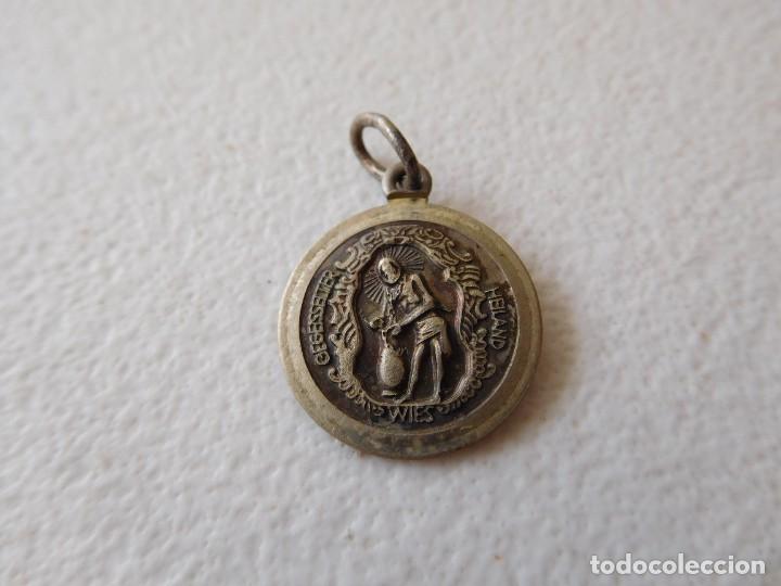 Antig&uuml;edades: Medalla antigua de plata San Cristobal - Foto 1