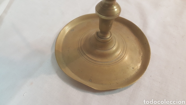 Antig&uuml;edades: L&Aacute;MPARA DE ACEITE DE BRONCE - Foto 5