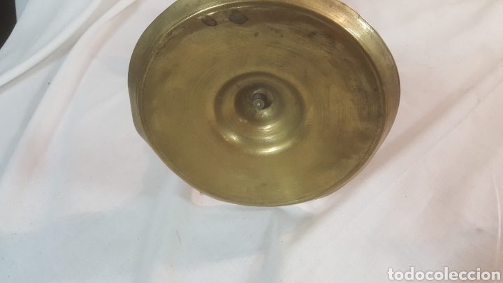 Antig&uuml;edades: L&Aacute;MPARA DE ACEITE DE BRONCE - Foto 7