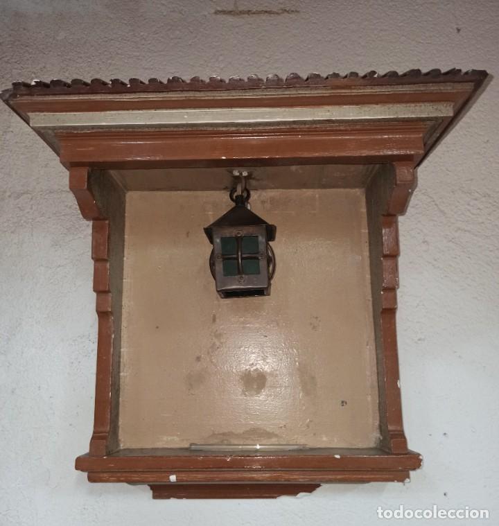 Antig&uuml;edades: Gran capilla de colgar con farol. - Foto 2
