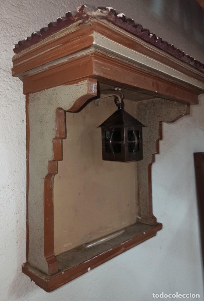 Antig&uuml;edades: Gran capilla de colgar con farol. - Foto 4