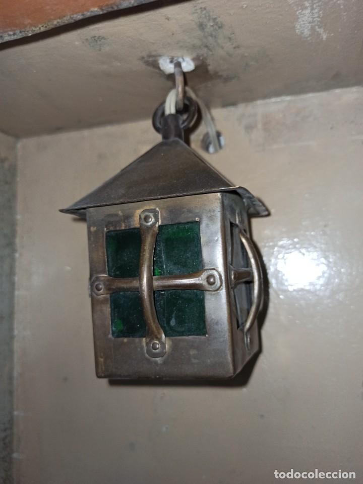 Antig&uuml;edades: Gran capilla de colgar con farol. - Foto 7