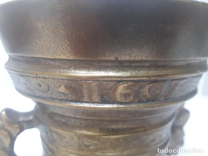 Antig&uuml;edades: Almirez marcado 1607 - Foto 6