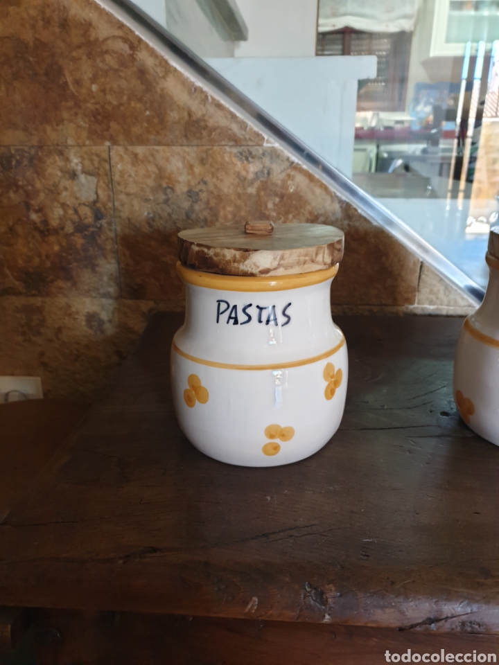 Antig&uuml;edades: ceramica tarros de cocina - Foto 2
