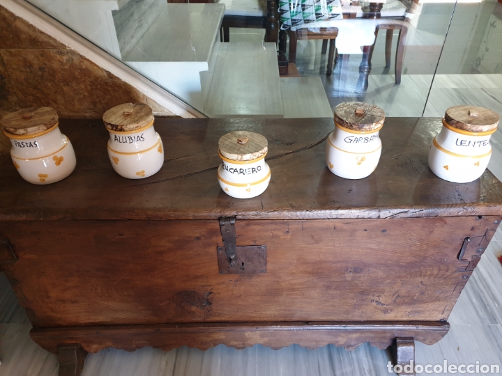 Antig&uuml;edades: ceramica tarros de cocina - Foto 1