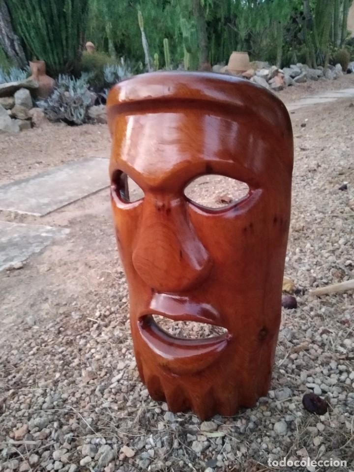 Antig&uuml;edades: mascara de madera - Foto 4