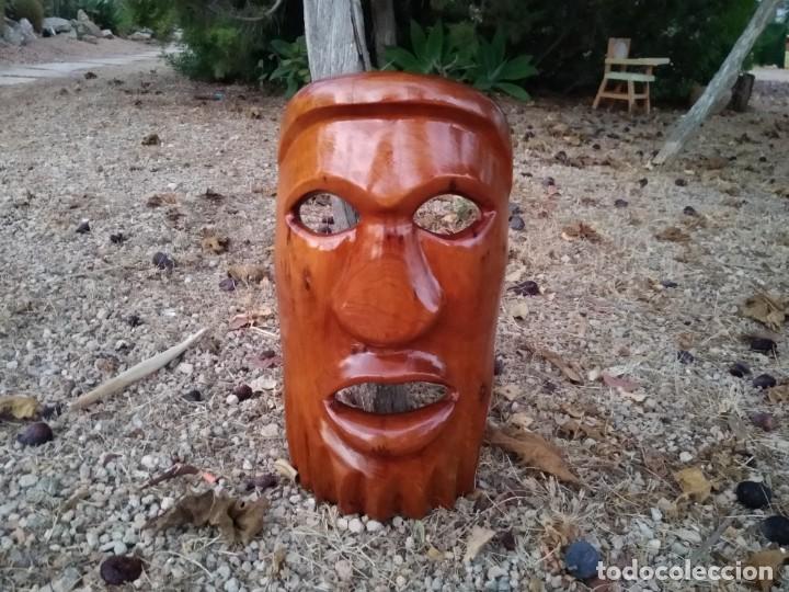 Antig&uuml;edades: mascara de madera - Foto 6