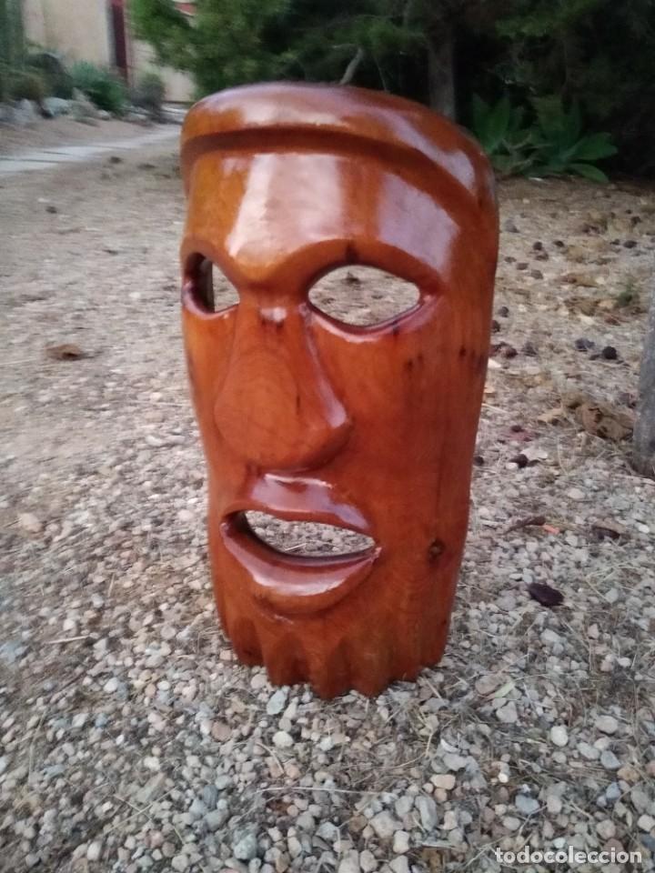 Antig&uuml;edades: mascara de madera - Foto 11