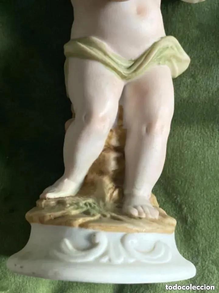 Antig&uuml;edades: FIGURA ANGELITO TOCANDO EL LAUD - Foto 3