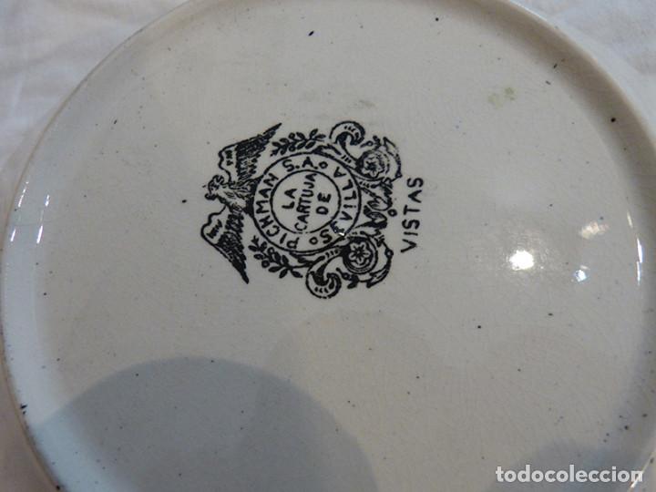 Antig&uuml;edades: 2 platos Pickman 1892-1899 - Foto 4