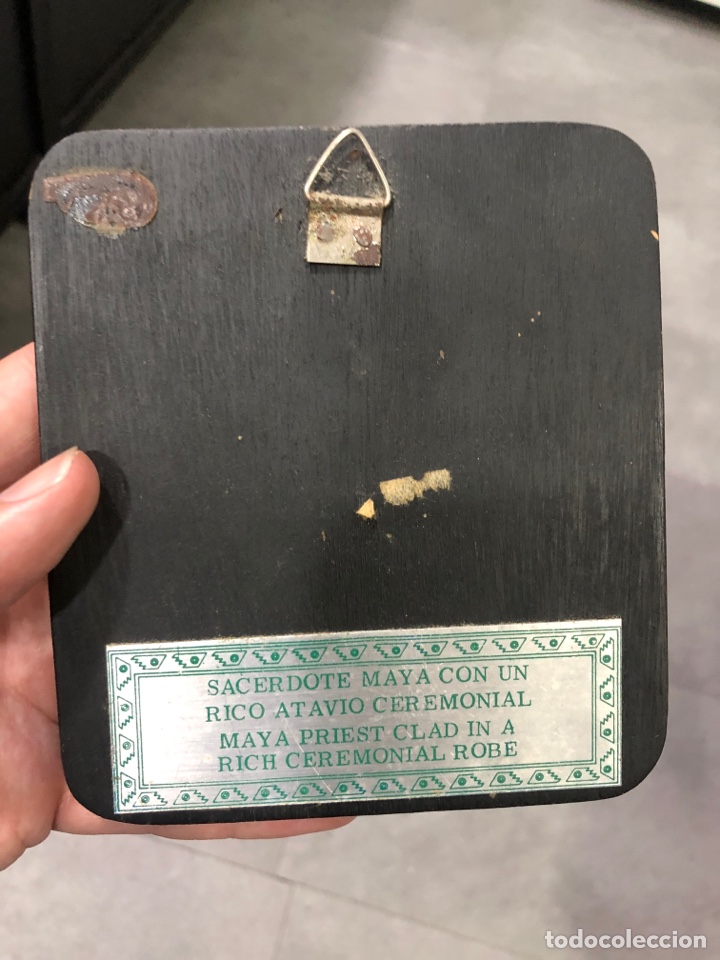 Antig&uuml;edades: Tablilla con esmalte, Sarcedote Maya (L41) - Foto 2