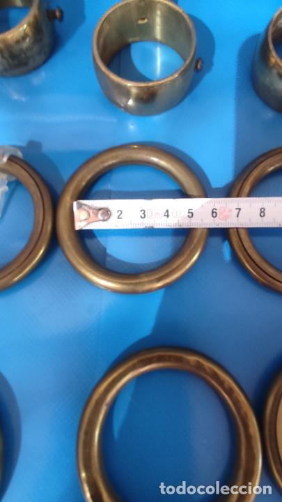 Antig&uuml;edades: LOTE DE CORTINERO EN BRONCE Y LATON - Foto 9