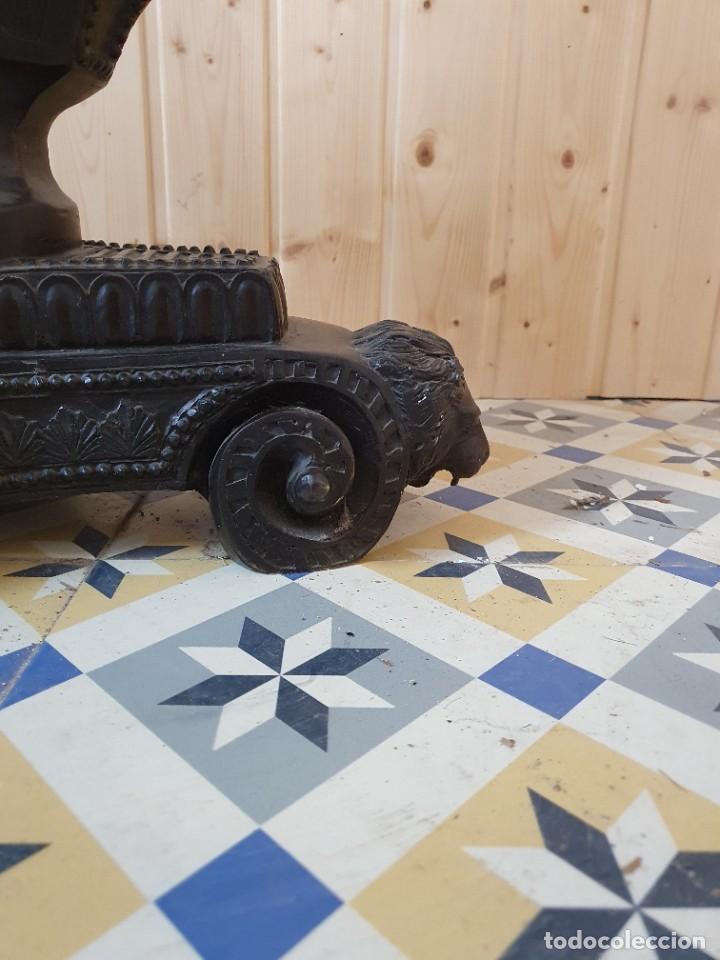 Antig&uuml;edades: PAREJA DE MACETEROS DE BRONCE AL ESTILO FRANCES S.XIX - Foto 12
