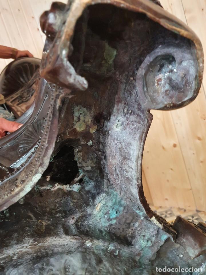 Antig&uuml;edades: PAREJA DE MACETEROS DE BRONCE AL ESTILO FRANCES S.XIX - Foto 14
