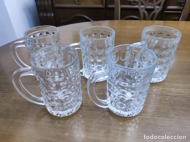 Antig&uuml;edades: Jarras de cerveza de cristal - Foto 1