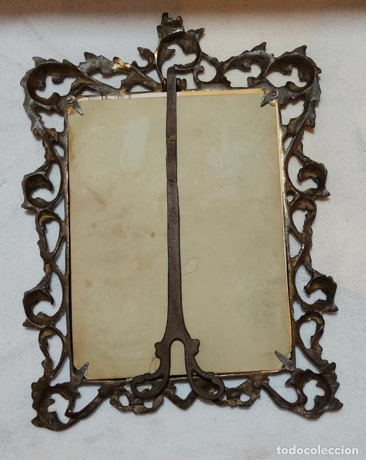 Antig&uuml;edades: MARCO ANTIGUO DE BRONCE. - Foto 2