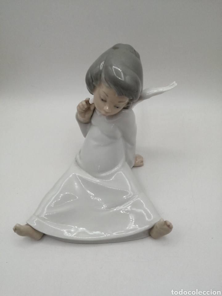 Antig&uuml;edades: Querub&iacute;n porcelana Lladro - Foto 3