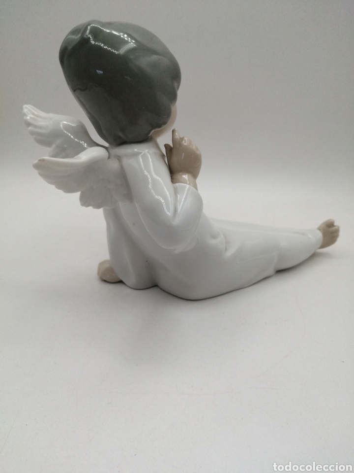 Antig&uuml;edades: Querub&iacute;n porcelana Lladro - Foto 4