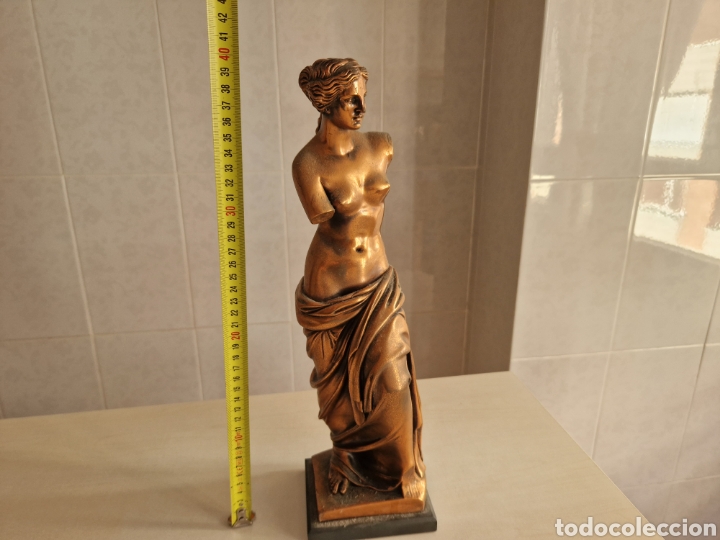 Antig&uuml;edades: LA DIOSA DEL NILO EN BRONCE PATINADO - Foto 3
