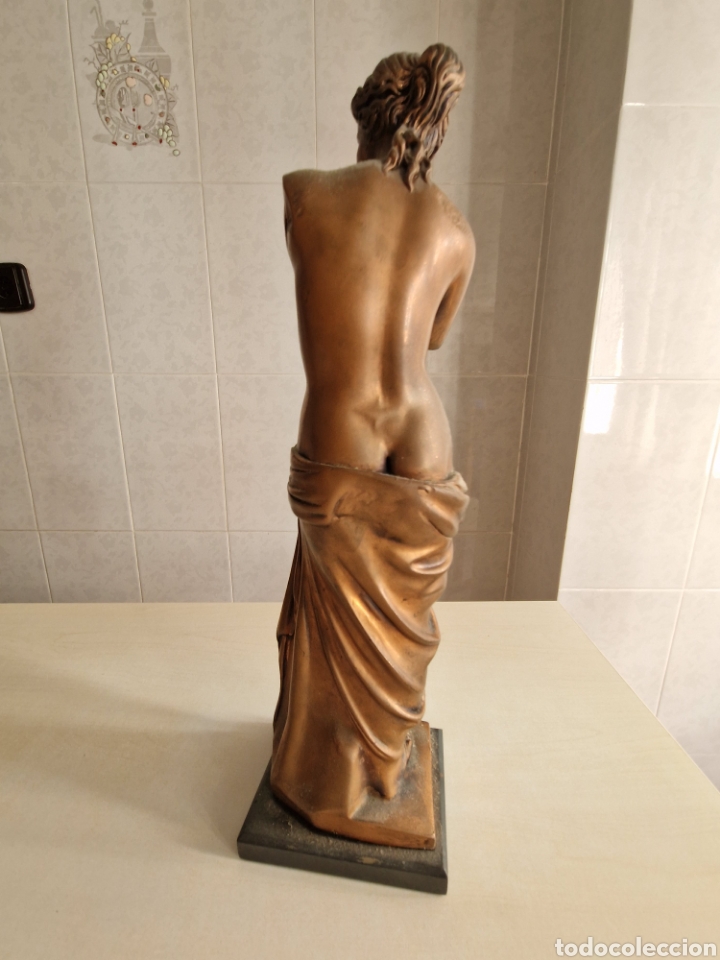 Antig&uuml;edades: LA DIOSA DEL NILO EN BRONCE PATINADO - Foto 4