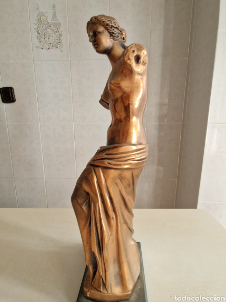 Antig&uuml;edades: LA DIOSA DEL NILO EN BRONCE PATINADO - Foto 6