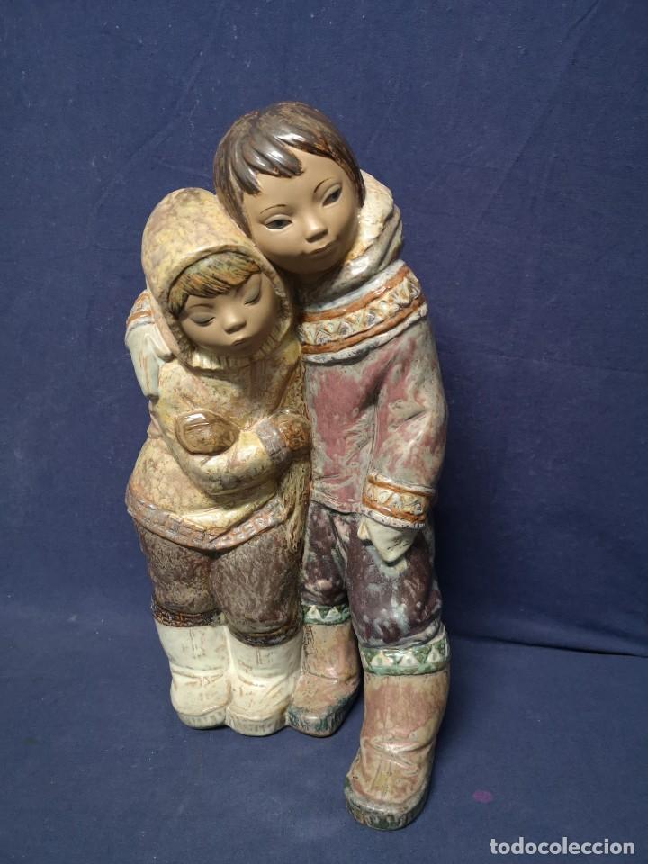 Antig&uuml;edades: PAREJA DE ESQUIMALES LLADRO - Foto 2