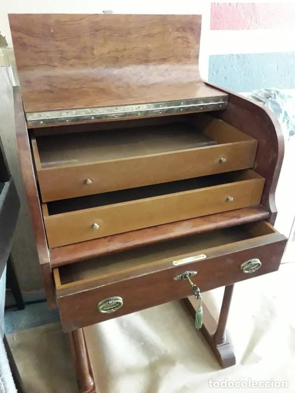 Antig&uuml;edades: Mueble cubertero madera maciza - Foto 3