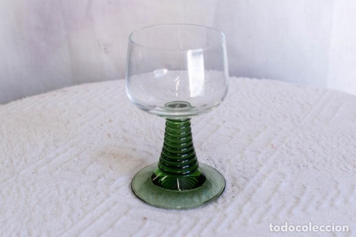 Antig&uuml;edades: Copa de cristal antiguo - Foto 2